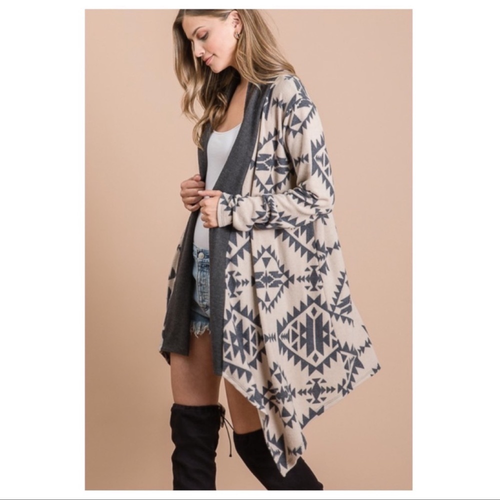❗️NEW❗️Aztec Open Cardigan - Picture 7 of 8